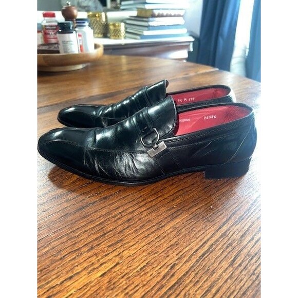 Mezlan Tiziano Custom Loafers (Style 25386) Black Calfskin Men’s 8.5M main image 6